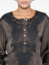 Load image into Gallery viewer, Clotilde Blouse in Mystic Green by Maison Hotel
