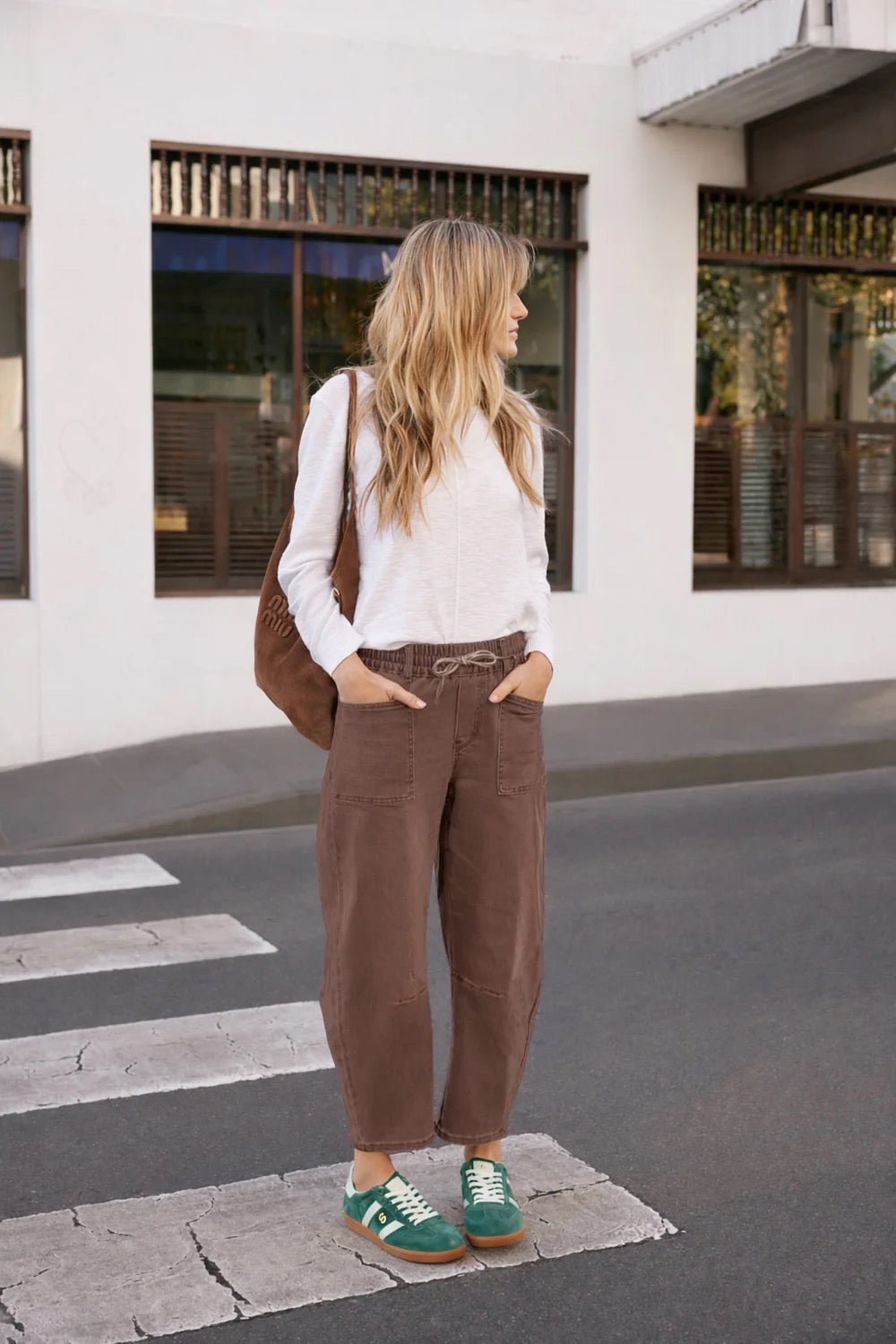 Leo Barrel Jean in Chocolate by Monaco Jeans
