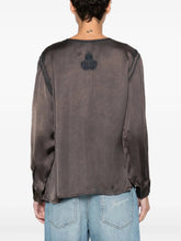 Load image into Gallery viewer, Clotilde Blouse in Mystic Green by Maison Hotel
