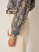 Load image into Gallery viewer, Stella Blouse in Lion Blue by Maison Hotel
