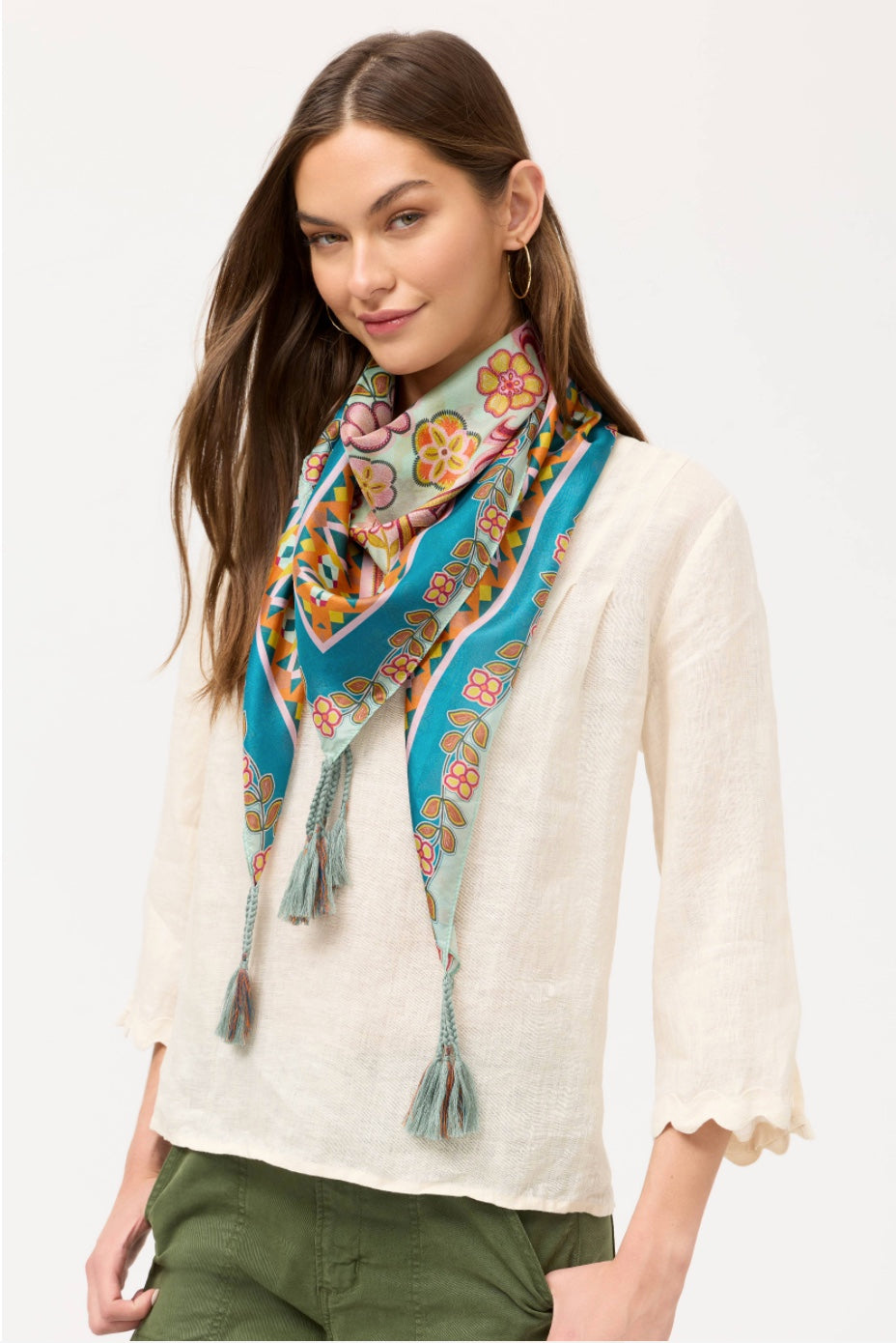 Endora Silk Scarf by Johnny Was