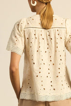 Load image into Gallery viewer, Vantage Top in Cream Broderie by Zoe Kratzmann
