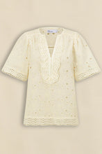 Load image into Gallery viewer, Vantage Top in Cream Broderie by Zoe Kratzmann
