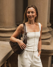Load image into Gallery viewer, Cleo Shoulder Bag in Chocolate by Louenhide
