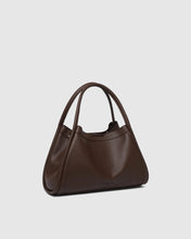 Load image into Gallery viewer, Mini Sutton Shoulder Bag in Chocolate by Louenhide
