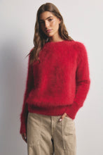 Load image into Gallery viewer, Adele Cashmere Crew in Flame by World of Nomads
