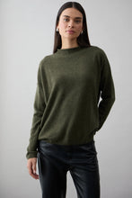 Load image into Gallery viewer, Sloane Mockneck in Military by Mia Fratino
