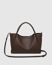 Load image into Gallery viewer, Mini Sutton Shoulder Bag in Chocolate by Louenhide
