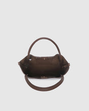 Load image into Gallery viewer, Mini Sutton Shoulder Bag in Chocolate by Louenhide
