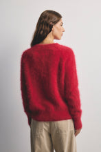 Load image into Gallery viewer, Adele Cashmere Crew in Flame by World of Nomads
