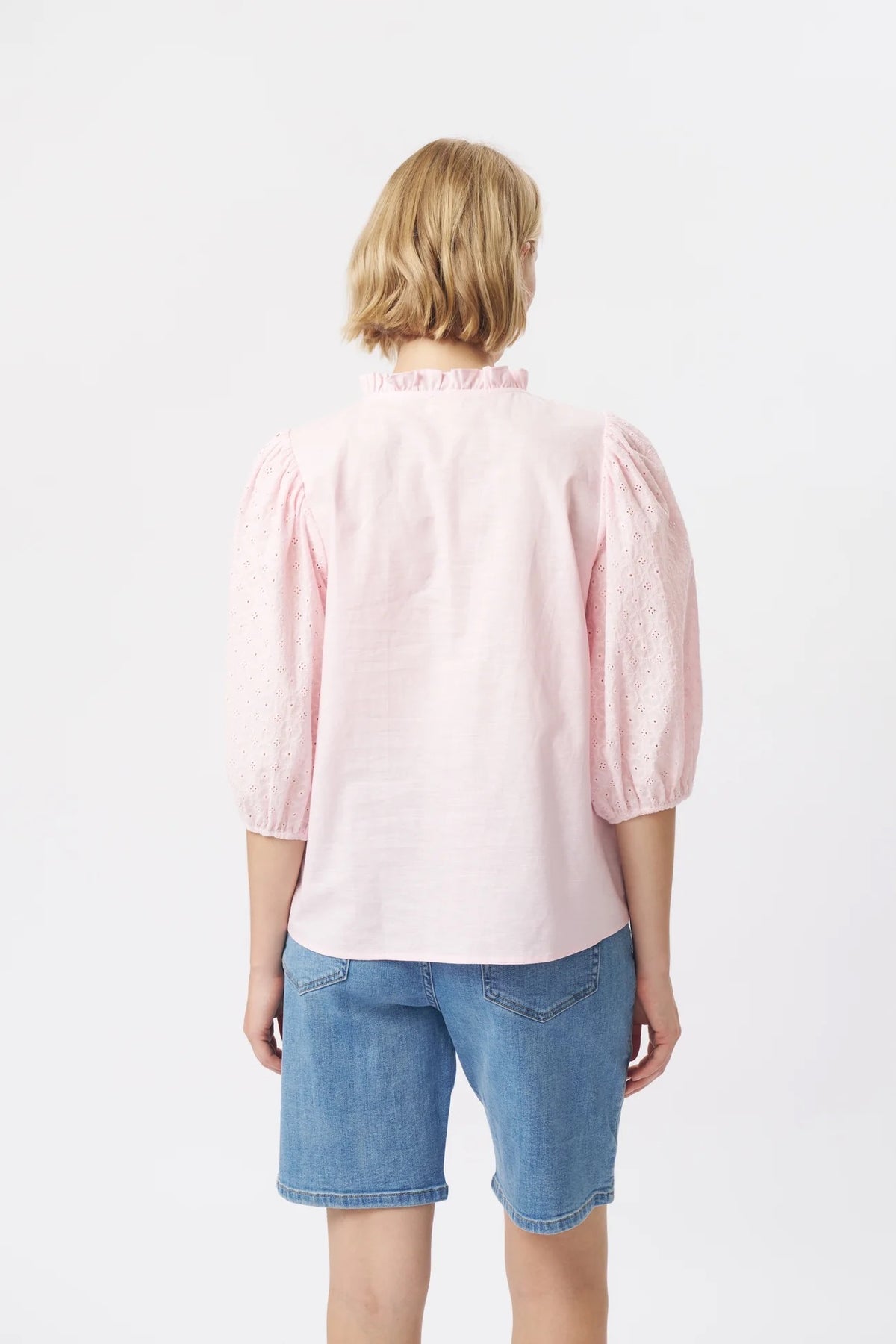 Isabella Shirt in Pink by Kireina