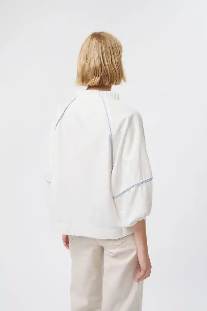 Joanne Shirt in White by Kireina