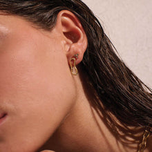 Load image into Gallery viewer, Eterna Hoop Earrings in Gold by Murkani
