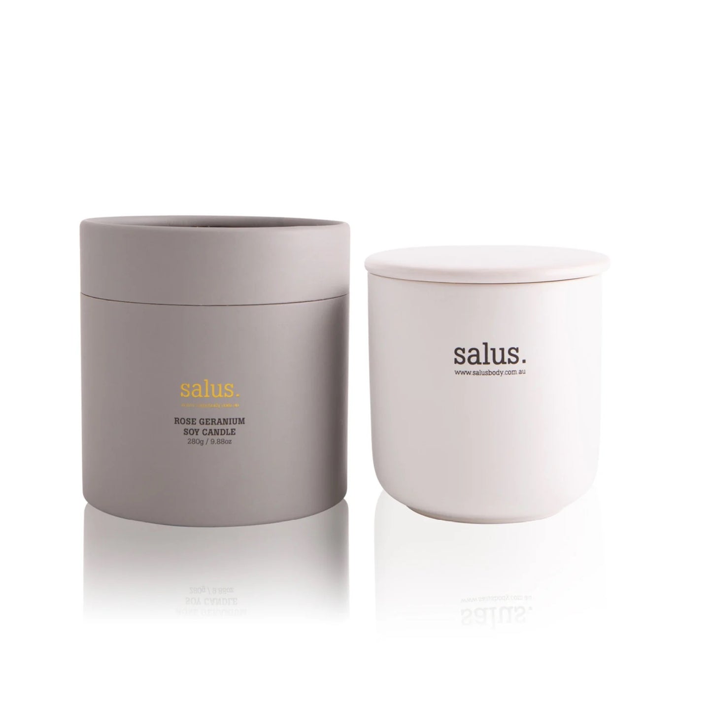Rose Geranium Soy Candle by Salus