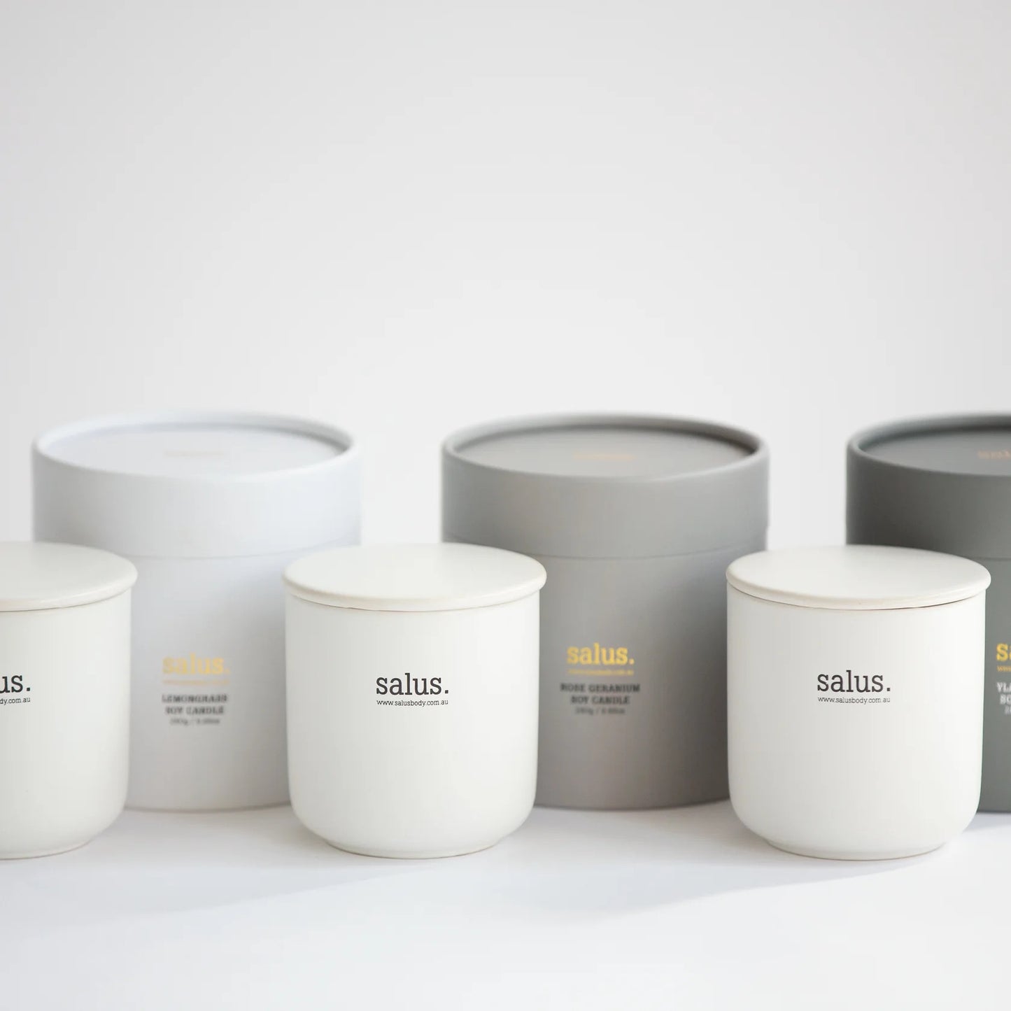 Rose Geranium Soy Candle by Salus