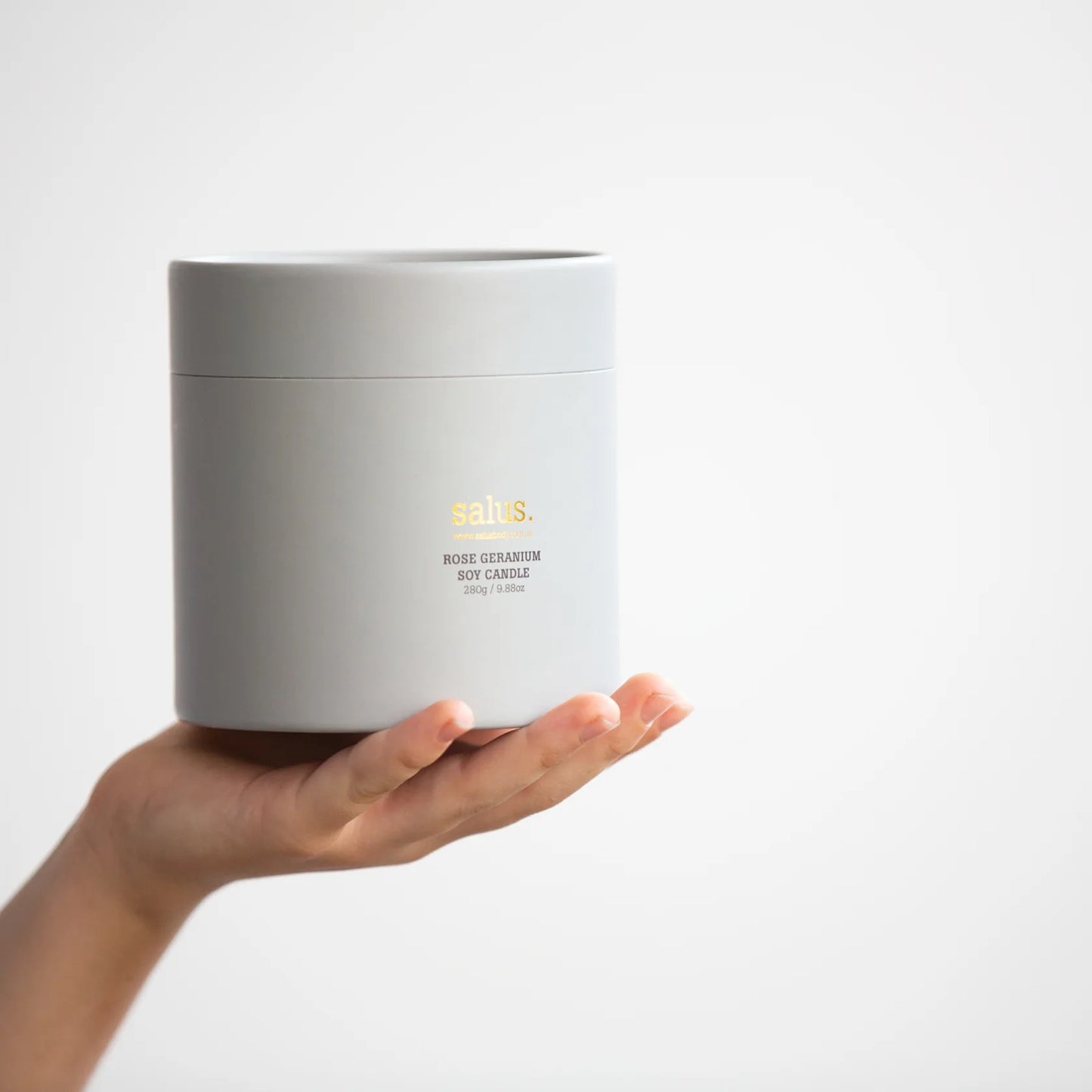 Rose Geranium Soy Candle by Salus