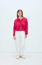 Load image into Gallery viewer, Vito Cardigan in Magenta Melange by American Vintage
