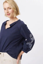 Load image into Gallery viewer, Kimberley Top in Shadow Blue by Kireina
