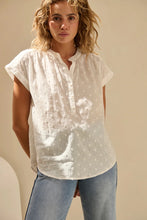 Load image into Gallery viewer, The Ashley Shirt with White Dots  by Kireina
