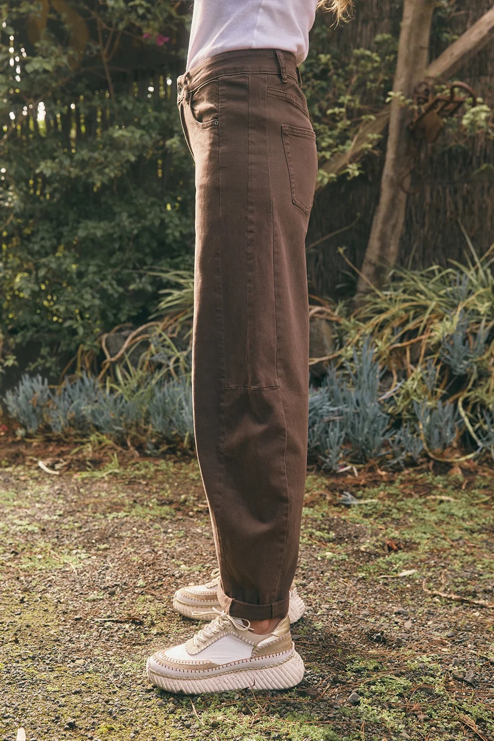 Idaho Barrel Jean in Mocha by Italian Star