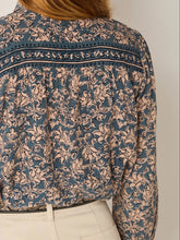 Load image into Gallery viewer, Stella Blouse in Lion Blue by Maison Hotel
