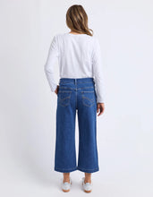 Load image into Gallery viewer, Izzy Wide Leg Jean in Dark Blue Wash by Elm
