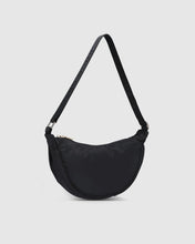 Load image into Gallery viewer, Sylvia  Nylon Crossbody Bag in Black by Louenhide

