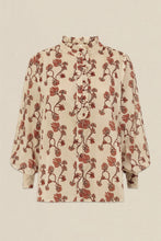Load image into Gallery viewer, Brim Top in Cream Berry Nouveau by Zoe Kratzmann
