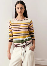 Load image into Gallery viewer, Tiller Multi Stripe Knit in Pink Multi by POL
