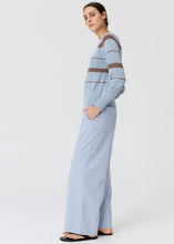 Load image into Gallery viewer, Rosin Stripe Knit in Blue/Choc by POL
