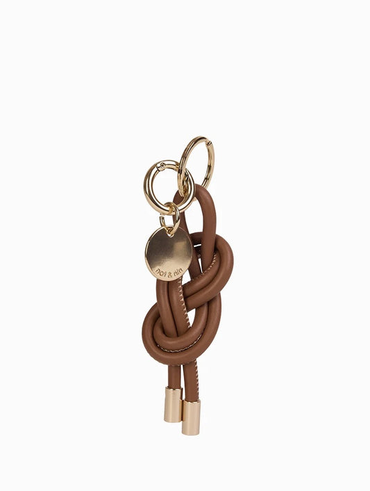 Bag Charms by Nat & Nin Knot Noisette