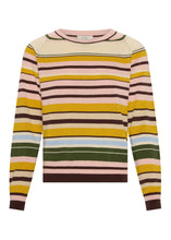 Load image into Gallery viewer, Tiller Multi Stripe Knit in Pink Multi by POL
