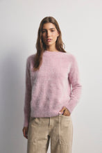 Load image into Gallery viewer, Adele Cashmere Crew in Petal Cloud by World of Nomads

