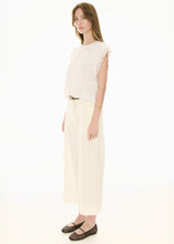 Load image into Gallery viewer, Oskar Cropped Pant in Ecru by POL
