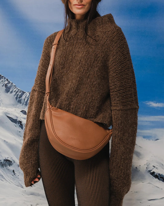Sylvia Crossbody Bag in Toffee by Louenhide