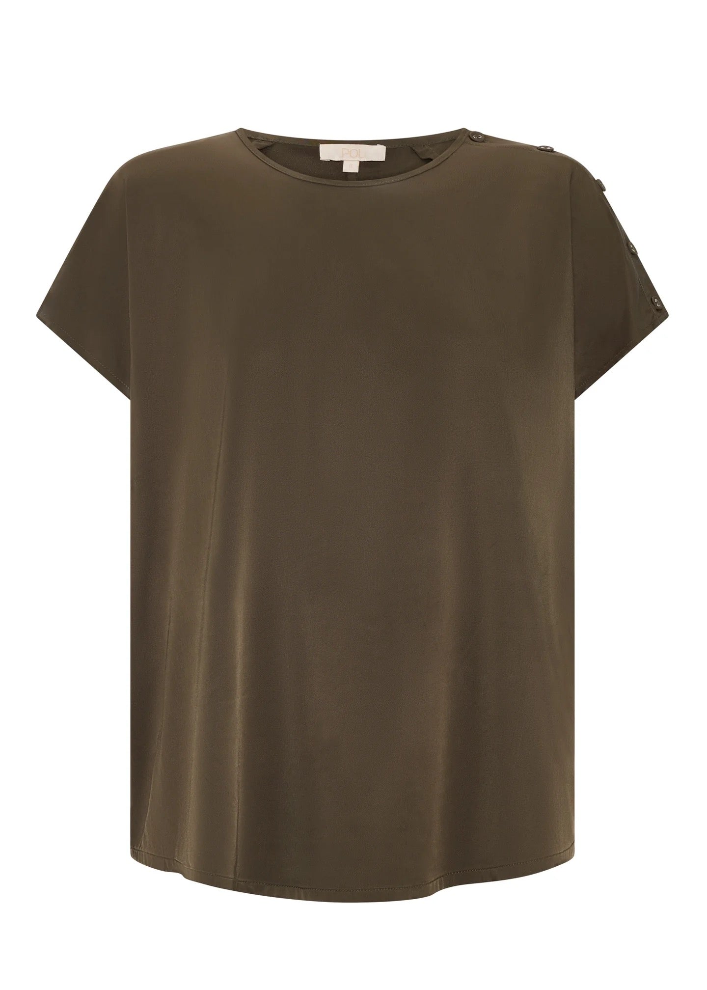 Rune Tee in Khaki by POL
