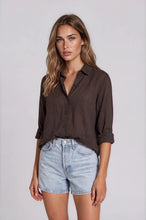 Load image into Gallery viewer, Chiara Shirt in Chocolate by La Gemme
