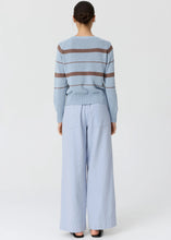 Load image into Gallery viewer, Rosin Stripe Knit in Blue/Choc by POL
