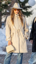 Load image into Gallery viewer, Chica Chica Shearling Coat in Beige by Angel Wings
