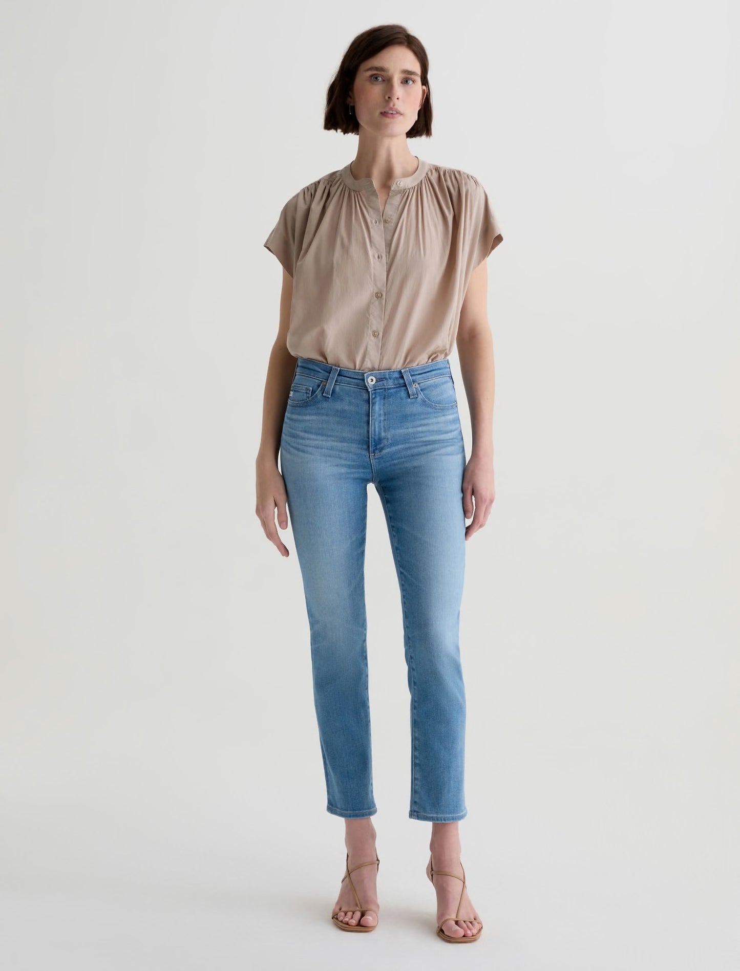 Mari Crop Jean by AG in Atlantis