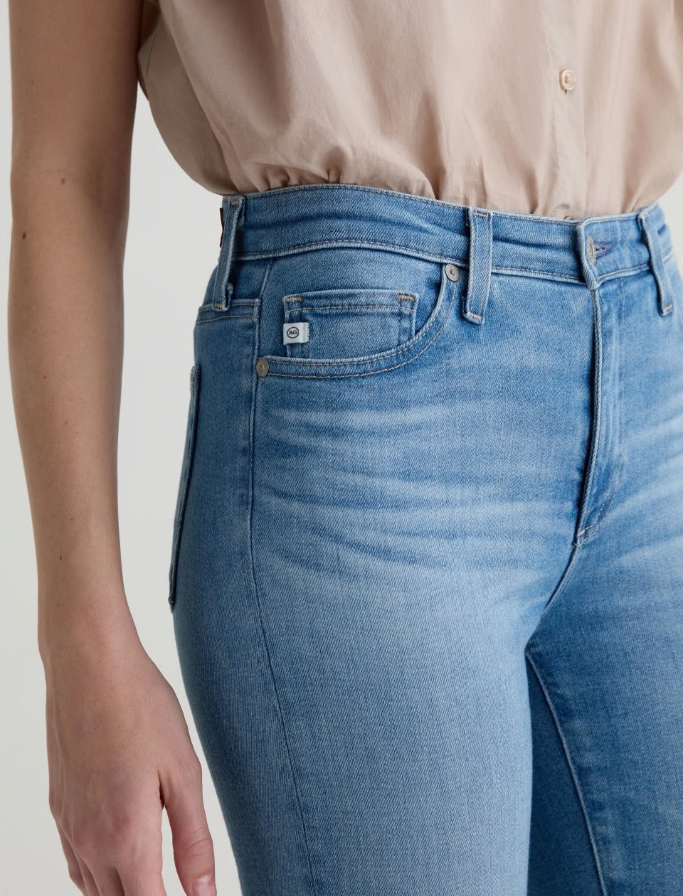 Mari Crop Jean by AG in Atlantis