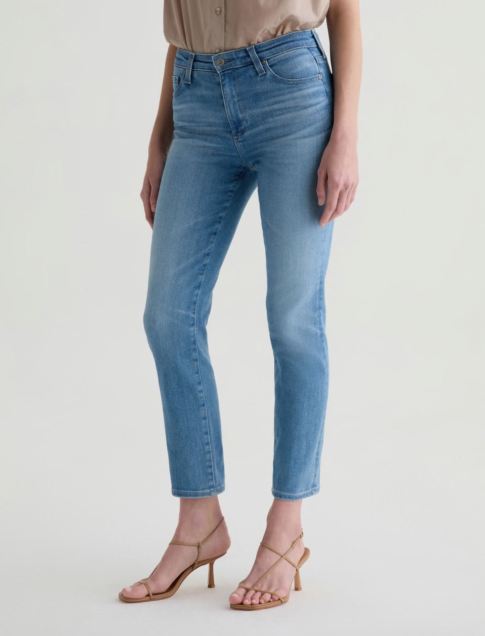 Mari Crop Jean by AG in Atlantis