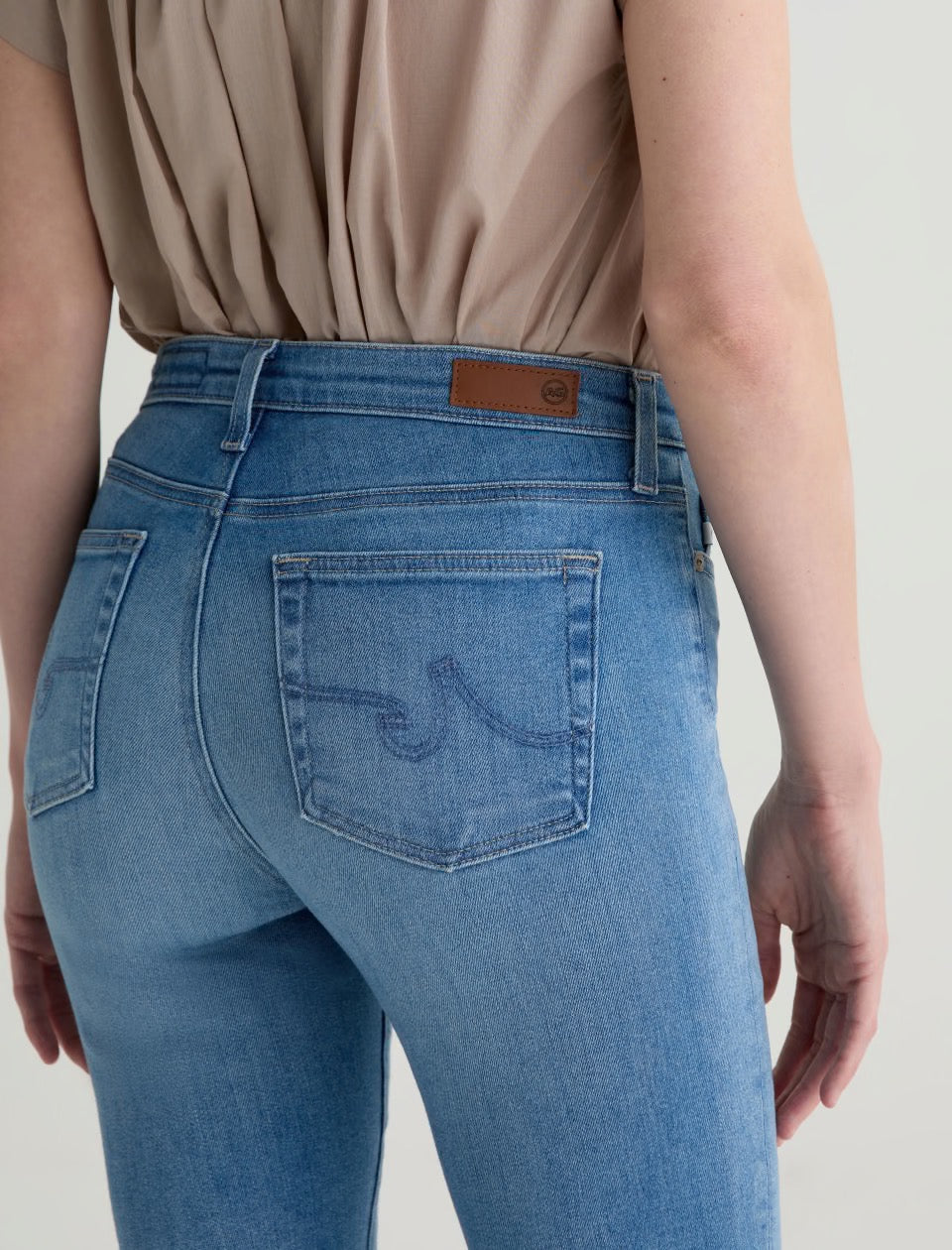 Mari Crop Jean by AG in Atlantis
