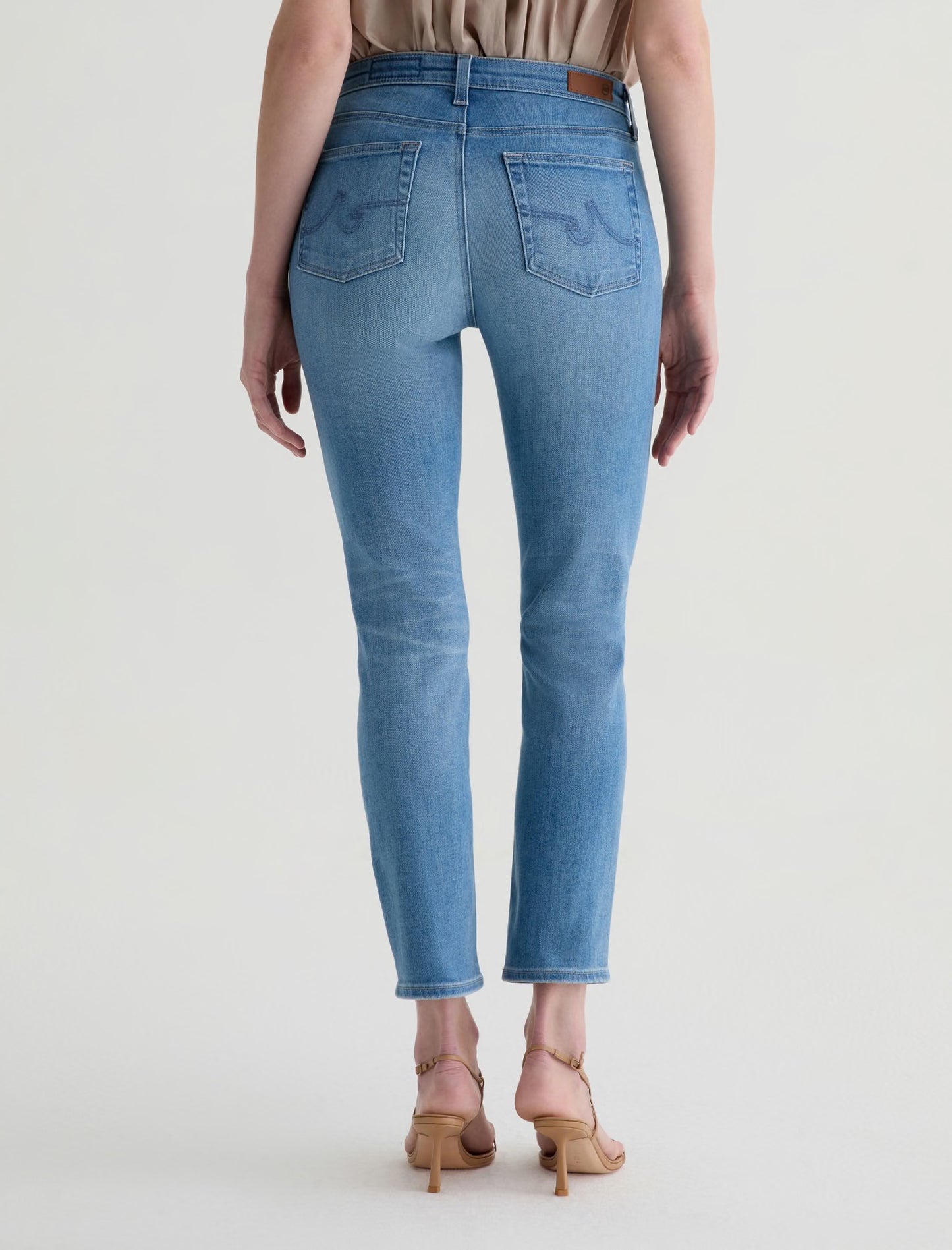 Mari Crop Jean by AG in Atlantis