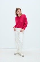Load image into Gallery viewer, Vito Cardigan in Magenta Melange by American Vintage
