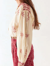 Load image into Gallery viewer, Margaux Blouse in Simple Red by Maison Hotel
