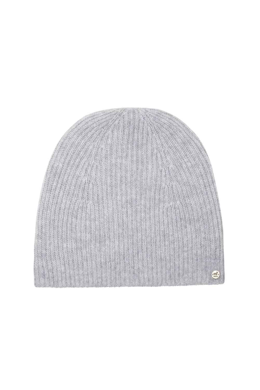 Pure Cashmere Ribbed Beanie by Mia Fratino