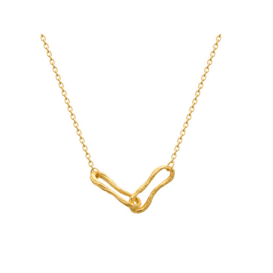 Eterna Interlink Necklace in Gold by Murkani