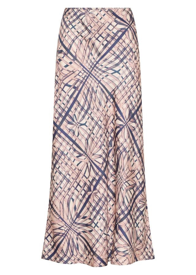 Lattice Skirt in Pink Check by POL