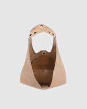 Load image into Gallery viewer, Hailey Suedette Shoulder Bag in Blonde by Louenhide
